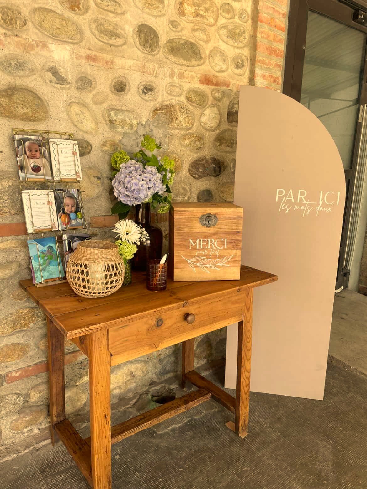 Bureau en bois JEAN – Image 3