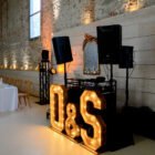 Trio de lettres lumineuses en bois - Thumbnail Image 3