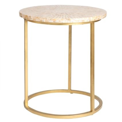 Table dorée et nacre – Image 1