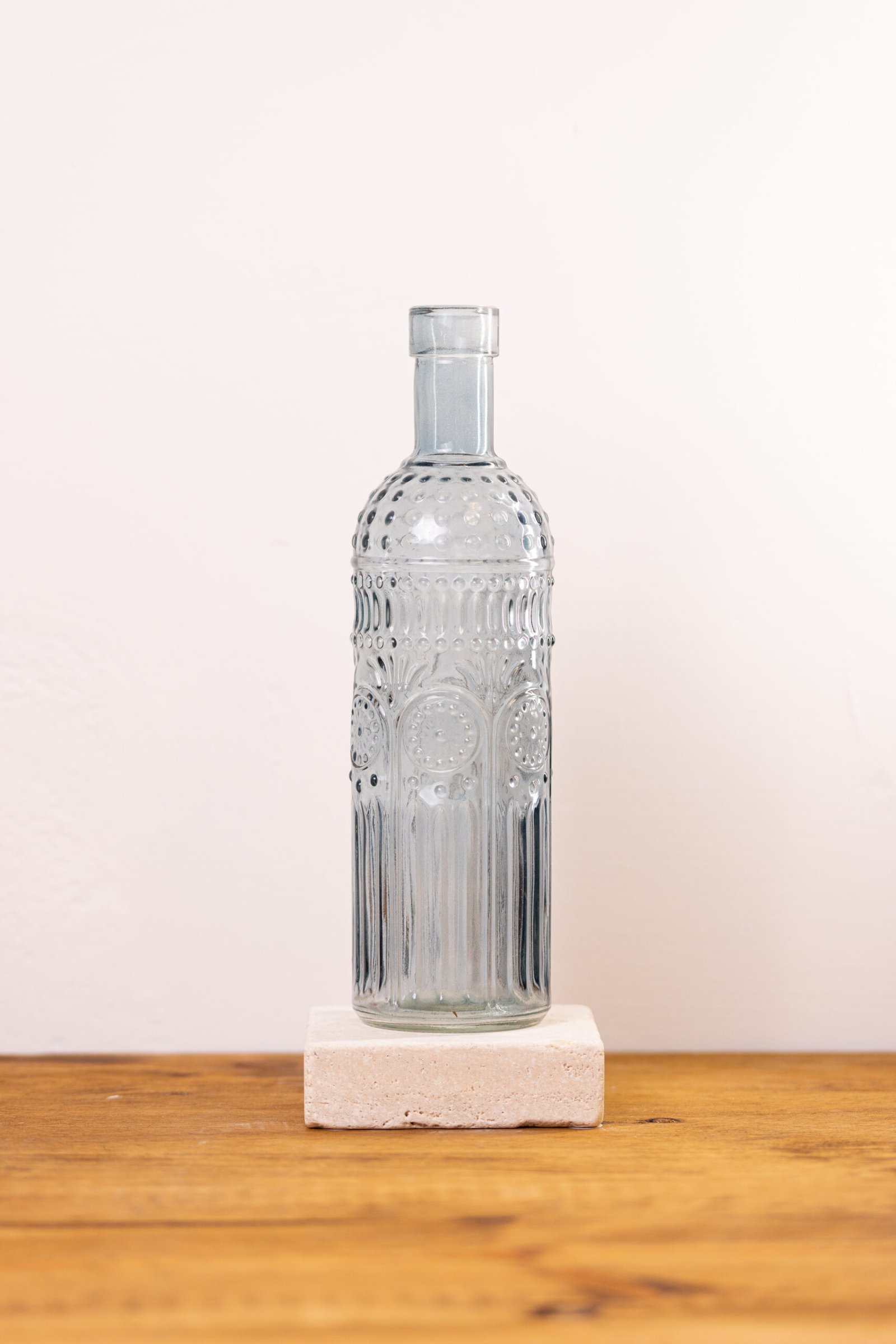 Bouteille à motifs - Bleu clair – Image 1