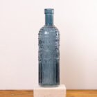 Bouteille à motifs - Bleu foncé - Thumbnail Image 1