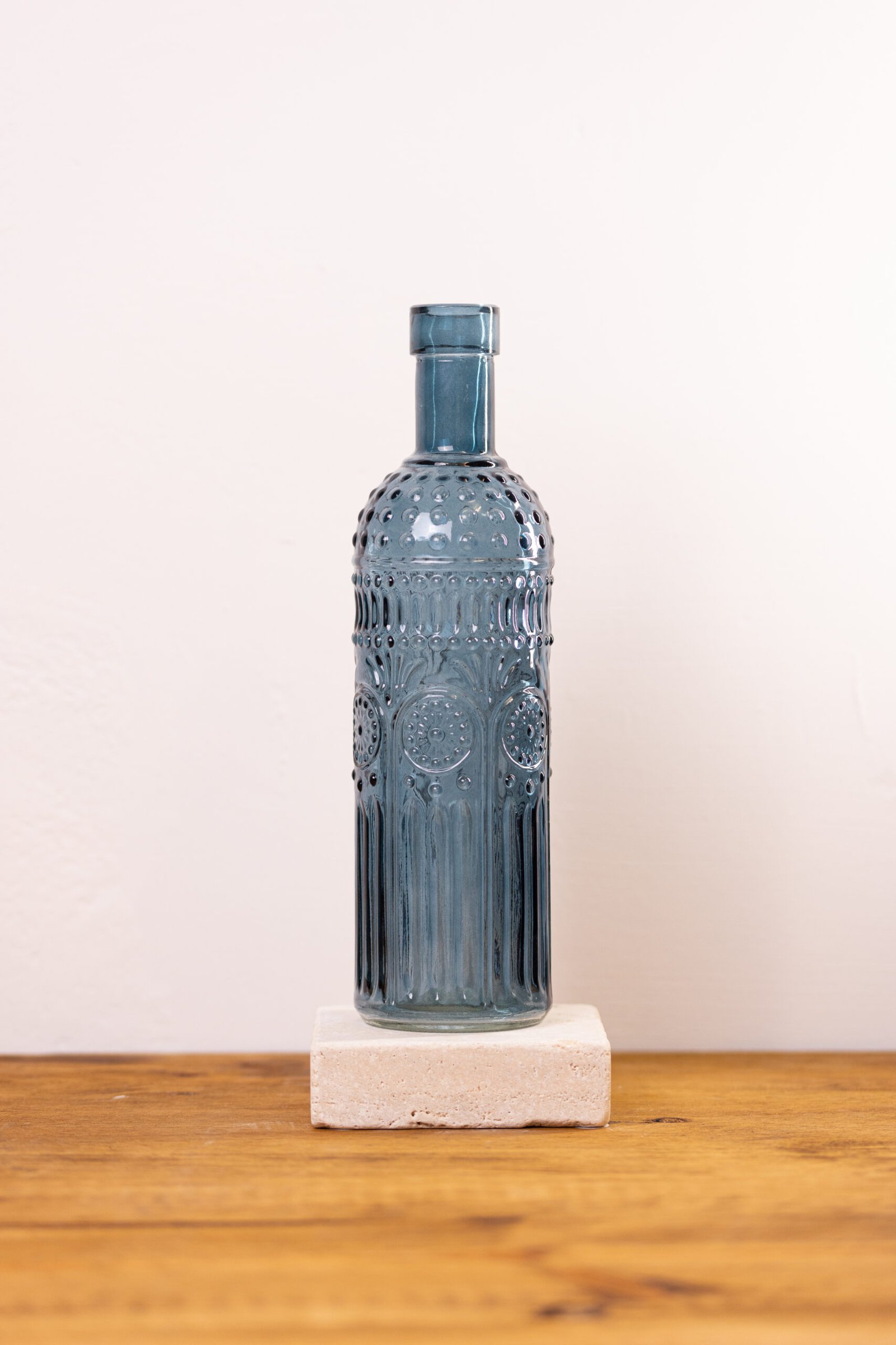 Bouteille à motifs - Bleu foncé – Image 1