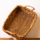Panier rectangle en jonc - Thumbnail Image 1