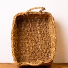 Panier rectangle en jonc - Thumbnail Image 3
