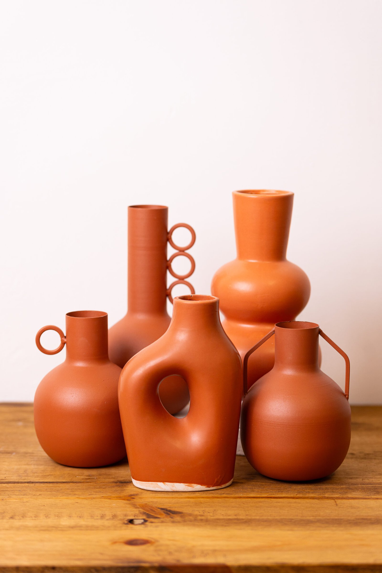 Lot de 5 vases TERRA – Image 1