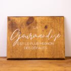 Panneau bois GOURMANDISE - Thumbnail Image 1