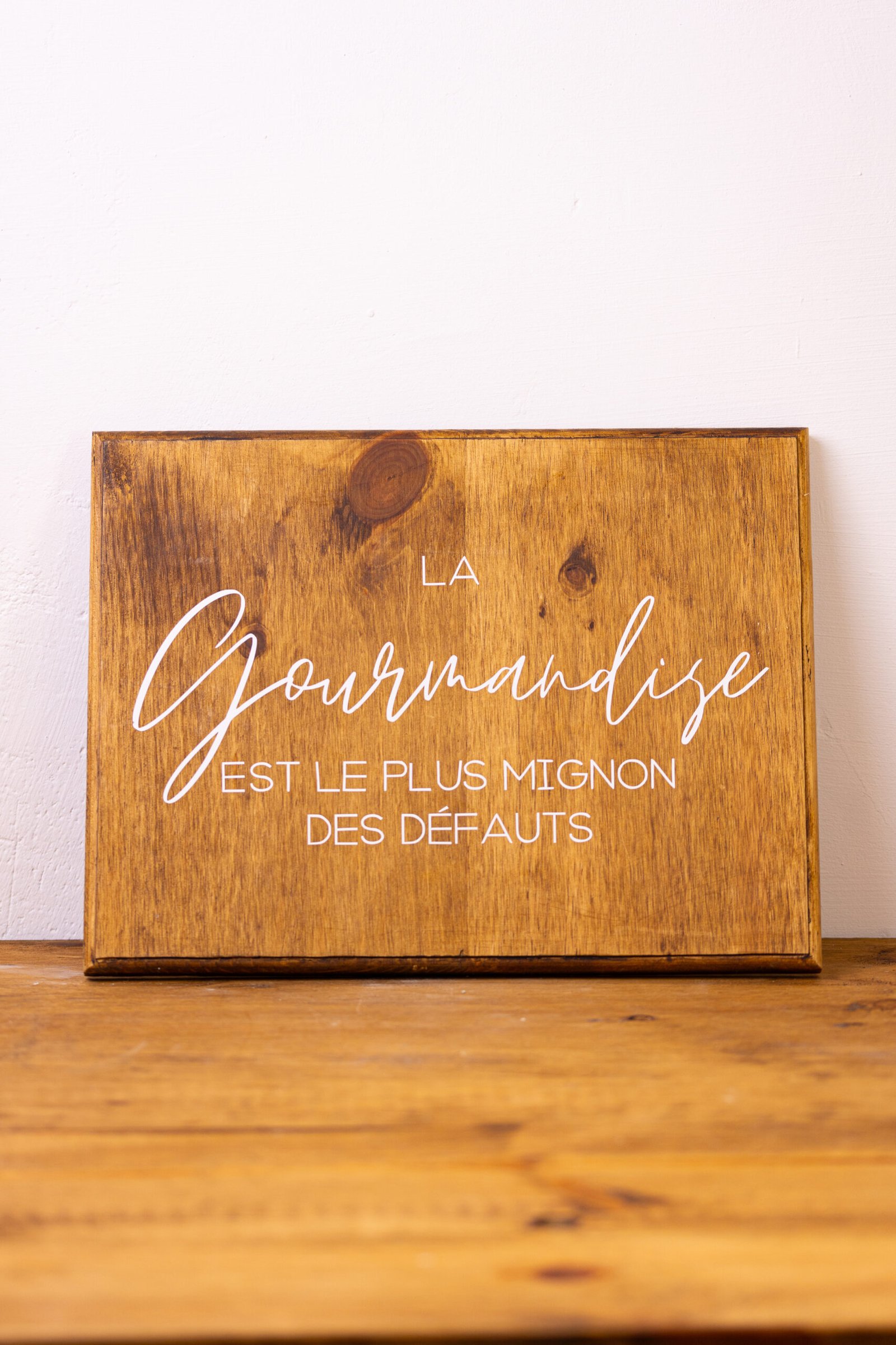 Panneau bois GOURMANDISE – Image 1